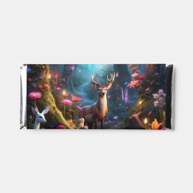 The Enchanted Forest a Mystical Oasis Hershey Bar Favors (Front)