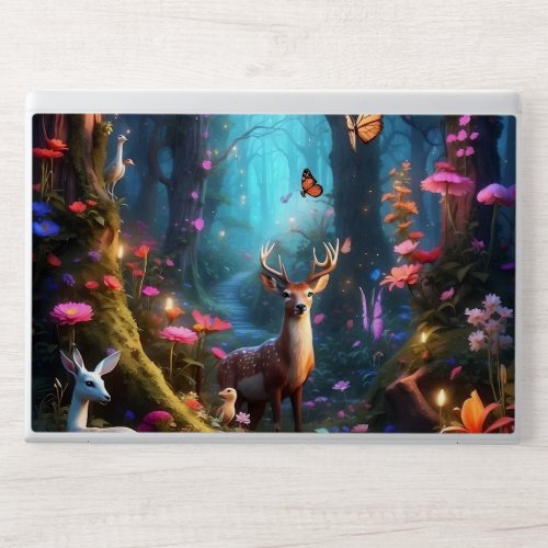 The Enchanted Forest a Mystical Oasis HP Laptop Skin
