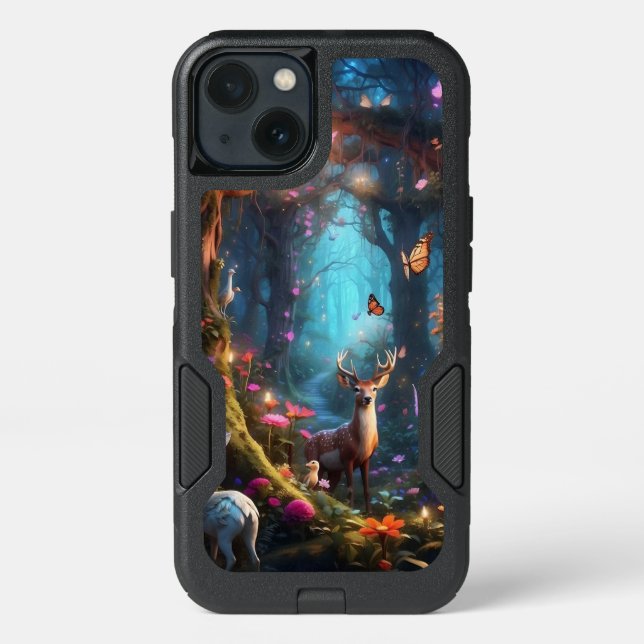 The Enchanted Forest a Mystical Oasis Otterbox iPhone Case (Back)