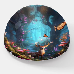 The Enchanted Forest a Mystical Oasis Paperweight