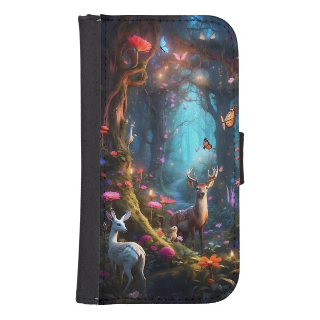 The Enchanted Forest a Mystical Oasis Samsung Galaxy Wallet Case (Front)