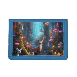 The Enchanted Forest a Mystical Oasis Tri-fold Wallet