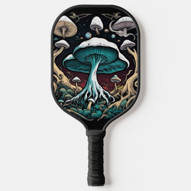 The Enchanted Fungus Isle, Submerged Spectacle Pickleball Paddle (Front)