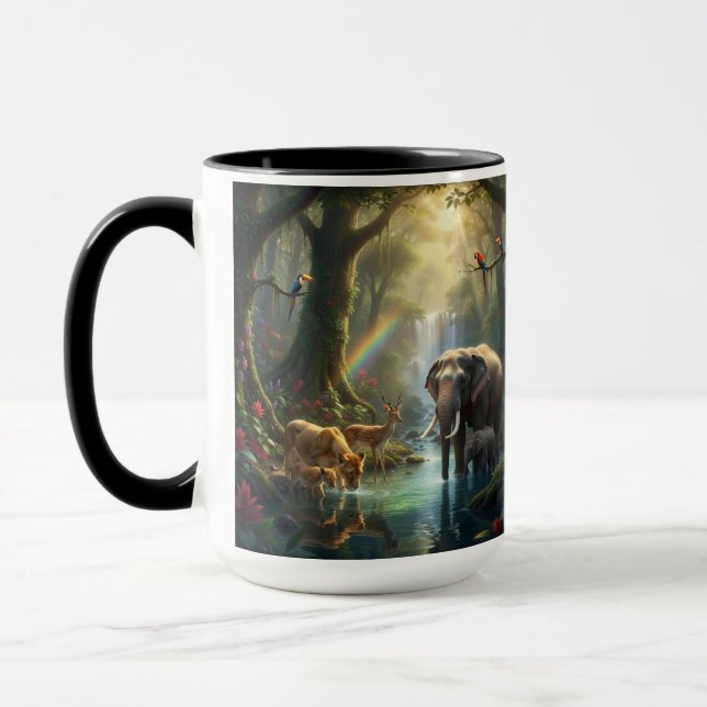 The Enchanted Jungle Oasis Mug (Left)