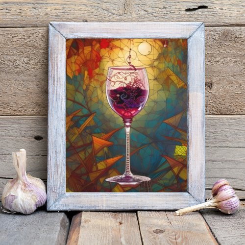 The Enchanted Pour Wine Art  Poster