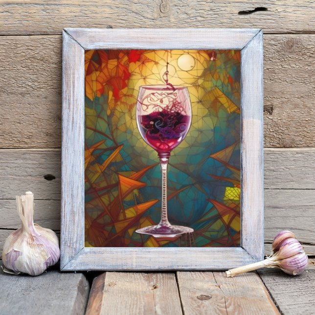 The Enchanted Pour Wine Art  Poster (Creator Uploaded)
