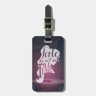 The Enchanted Rose   Tale As Old As Time Luggage Tag