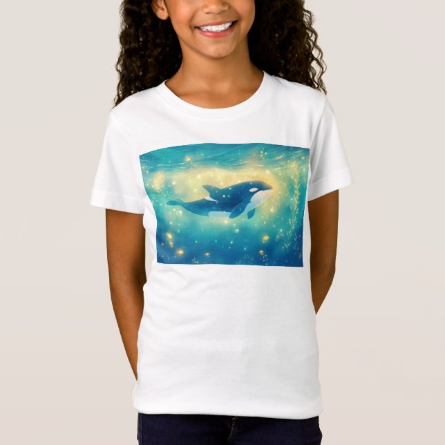 The Enchanted Swim Orca Adventure T-Shirt (Front)