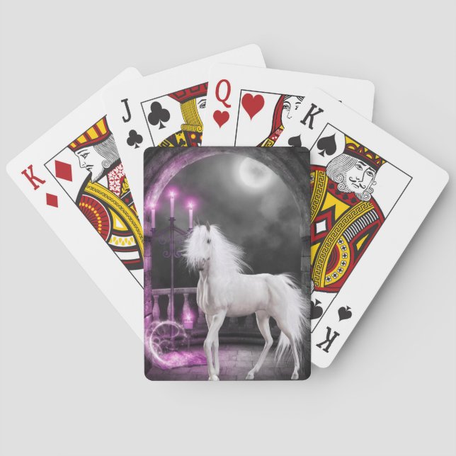 The Enchanted Unicorn Poker Cards (Back)