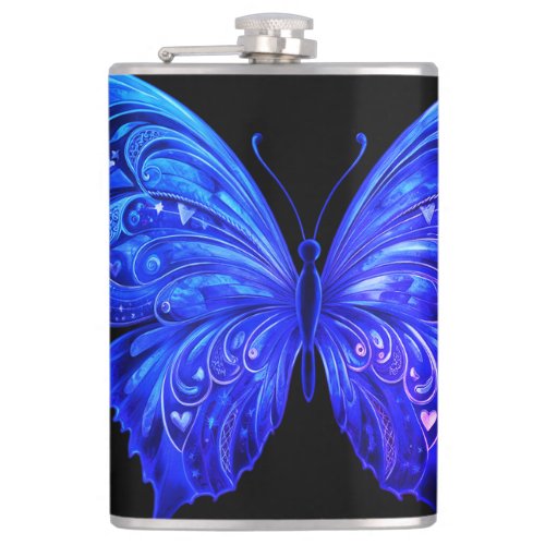 The Enchanting Butterfly  Flask