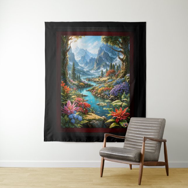 The Enchanting Land Of Kalakoff AI Art by Xzendor7 Tapestry (In Situ)