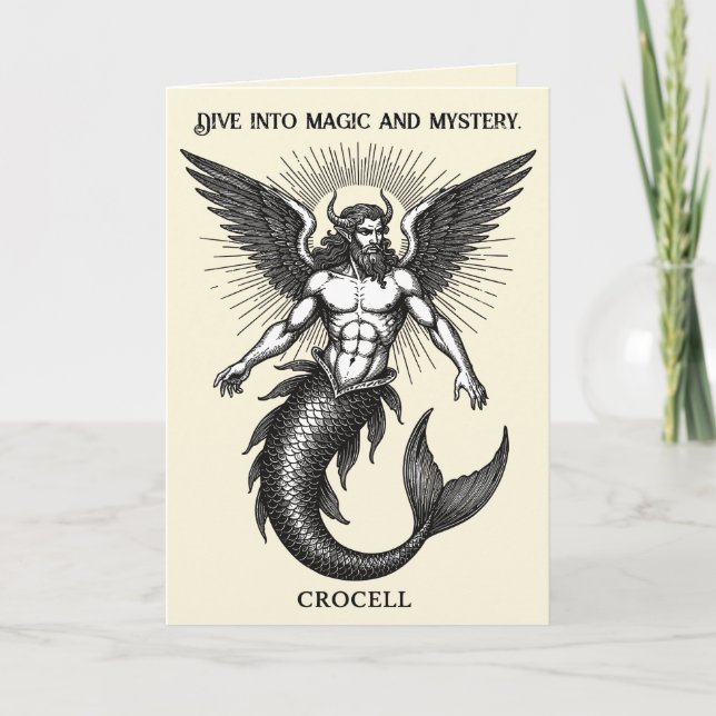 The Enchantment of Crocell Demon Illustration Card (Front)