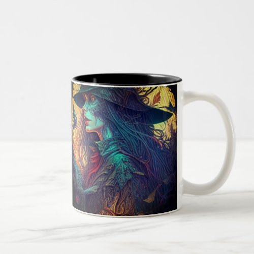 The Enchantress of Shadows Two_Tone Coffee Mug