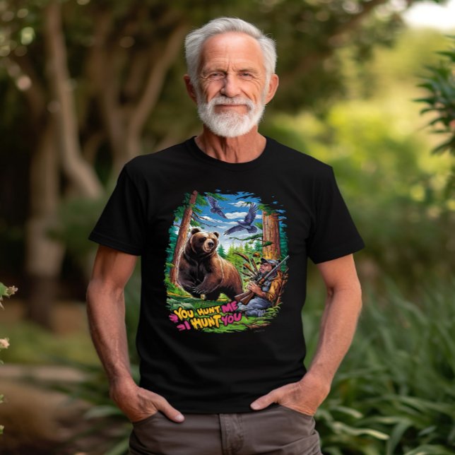 The Encounter bear hunting humorous T-Shirt (Creator Uploaded)