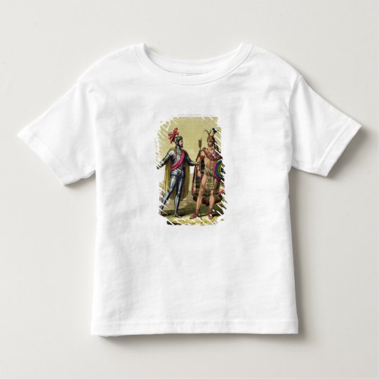 The Encounter between Hernando Cortes (1485-1547) Toddler T-shirt