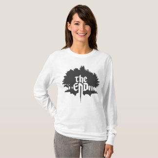 The End Dark Forest Gothic Design T-Shirt