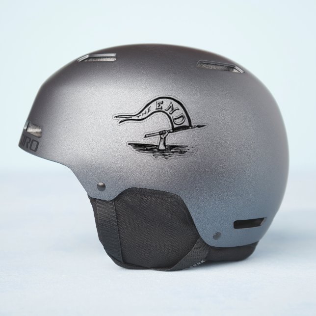 The End Flag Sticker (Helmet Side)