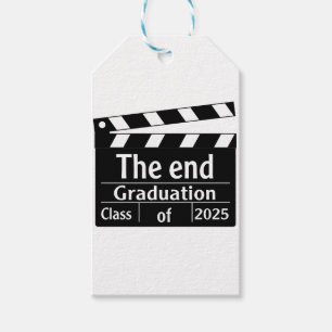 The End Graduation 2025 Cinema Graduate Gift Tags