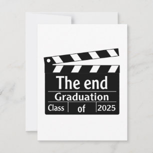 The End Graduation 2025 Cinema Graduate Note Card