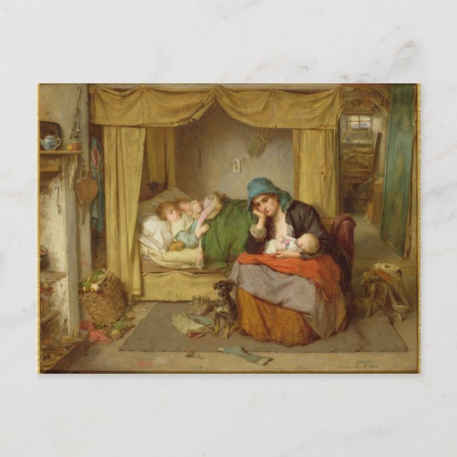 The end of a happy day postcard (Front)