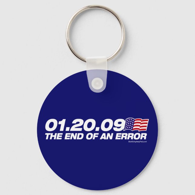 The End of an Error Keychain (Front)