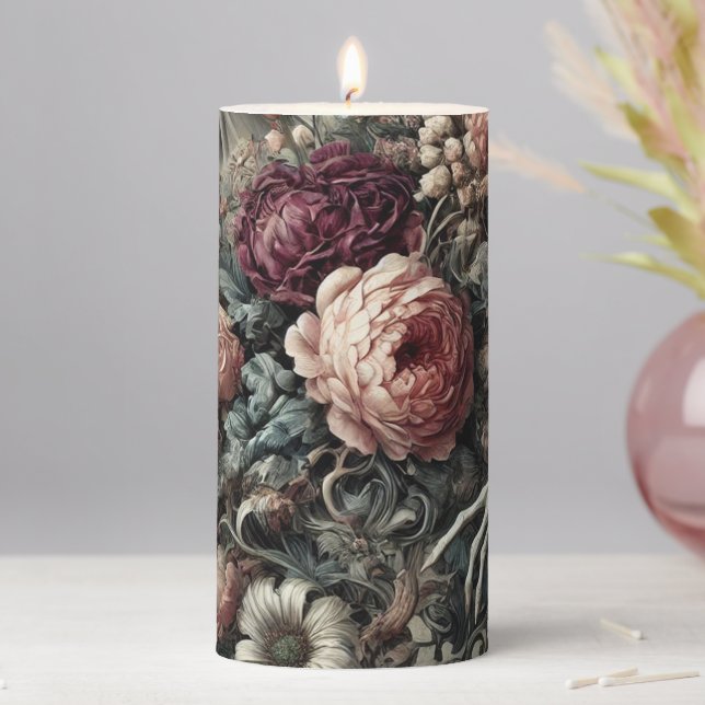 The End of Slumber – Gothic Altar in Solitaire Pillar Candle (In Situ)