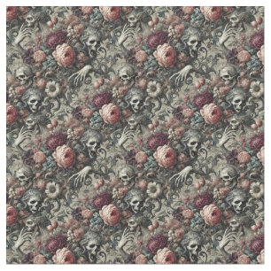 The End of Slumber – Gothic Dense Tile Fabric