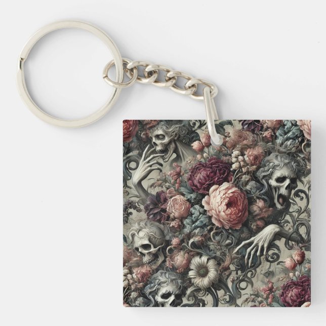 The End of Slumber – Gothic Victorian Keychain (Front)