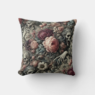 The End of Slumber – Gothic Victorian Throw Pillow
