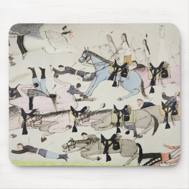 The end of the battle (ink on paper) mouse pad (Front)
