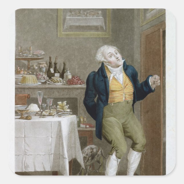 The End of the Gastronomes Square Sticker (Front)