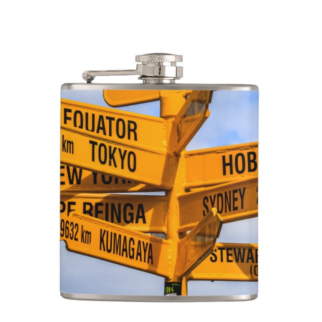 The end of the road flask (Front)