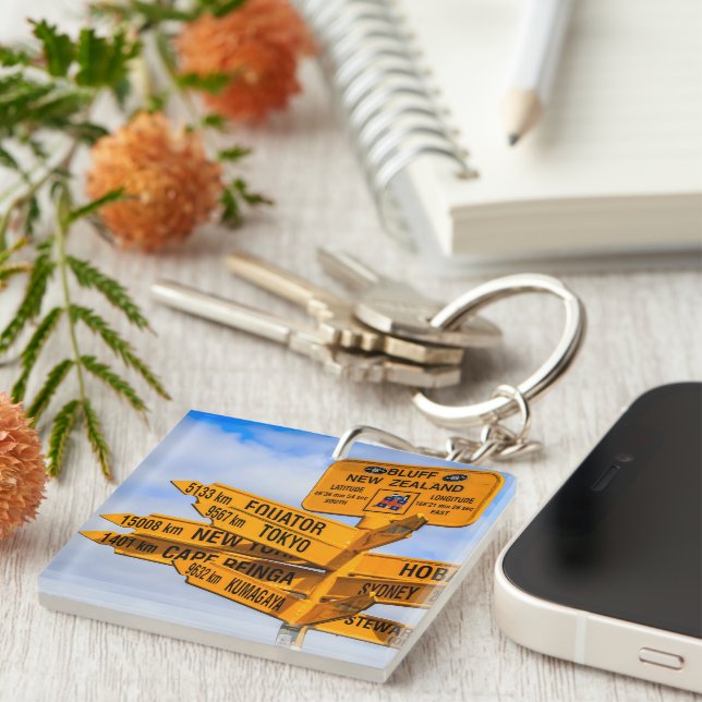 The end of the road keychain (Front Right)