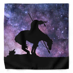 The End of the Trail Silhouette Bandana