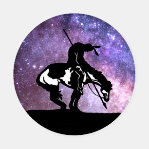 The End of the Trail Silhouette Coaster Set