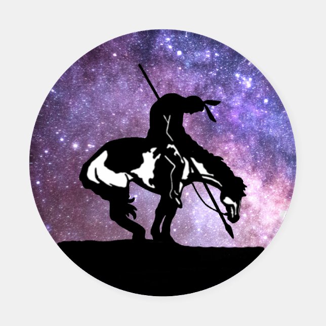 The End of the Trail Silhouette Coaster Set (Single)