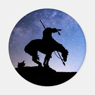The End of the Trail Silhouette Coaster Set