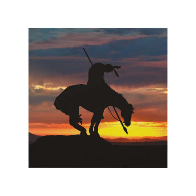 The End of the Trail Wood Art (Front)