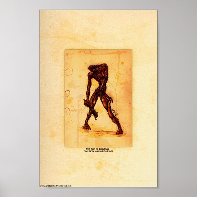 The end of the world poster (Front)