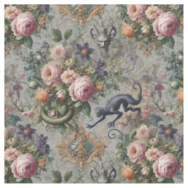 The Endangered Lavender Lycan – Classic Tile Fabric (Close Up)