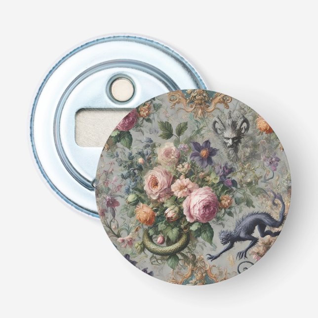 The Endangered Lavender Lycan – Gothic Whimsy Desi Bottle Opener (Front)