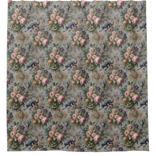 The Endangered Lavender Lycan – Gothic Whimsy Shower Curtain
