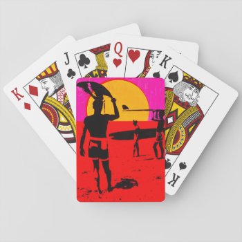 The Endless Summer 4"x6" Flexible Playing Cards by dzynwrld at Zazzle