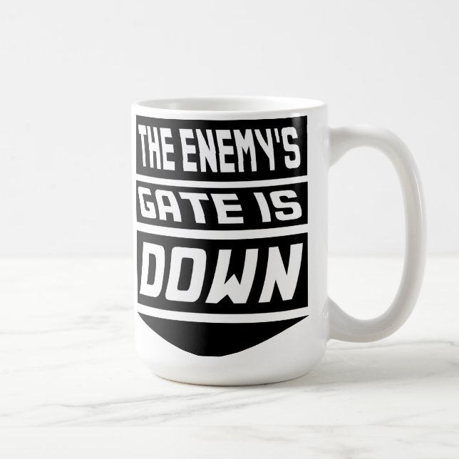 The Enemy's Gate Is Down Coffee Mug (Right)
