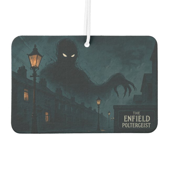 The **Enfield Poltergeist Haunted Paranormal Car A Air Freshener (Back)