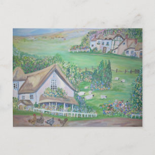 The English countryside Postcard