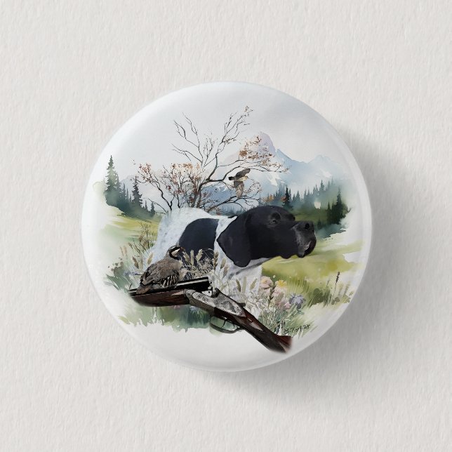 The English Pointer Button (Front)