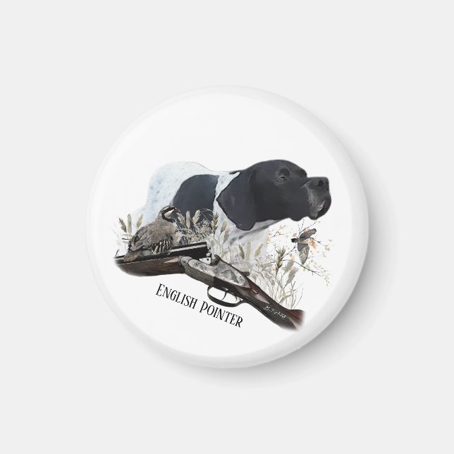 The English Pointer Magnet (Front)