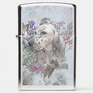 The English Setter Portrait    Zippo Lighter
