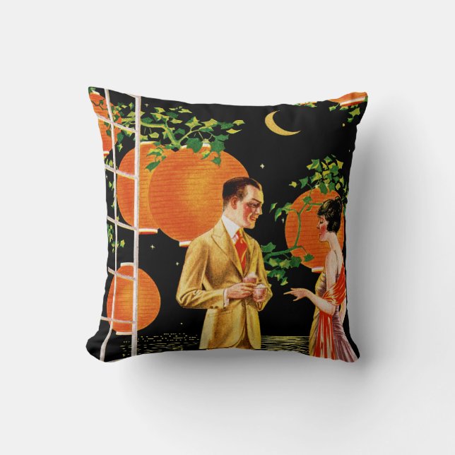 The English Woolen Mills Company Throw Pillow (Front)